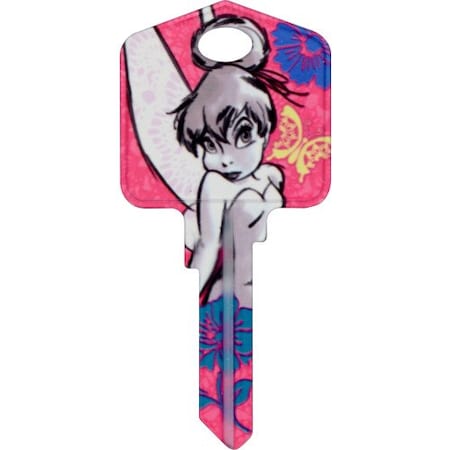 Hillman HILLMAN Disney Fairy House Key Blank 66/97 KW1/KW10 Single For Kwikset and Titan Locks 87633